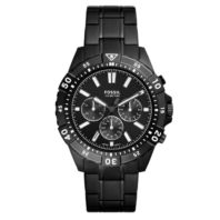 Fossil Men's Garrett Black Bracelet Watch 44mm