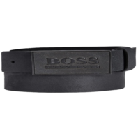 Hugo Boss HUGO Men's Icon Plaque Leather Belt