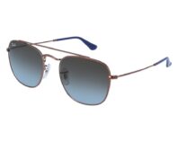 Sunglasses for Unisex Dark Bronze Blue Gradient Brown